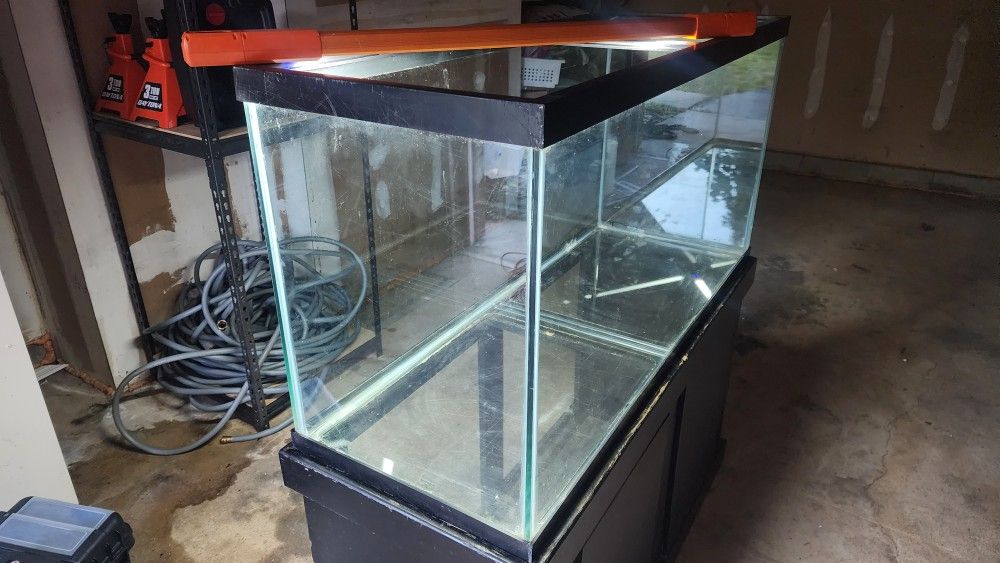 90 gallon aquarium with stand (no lid)