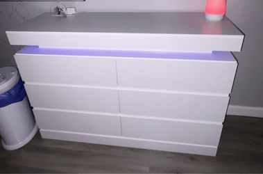 White Faux Leather Bed Frame with Headboard