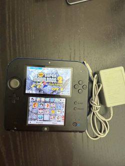 Modded 2DS with charger (64GB)