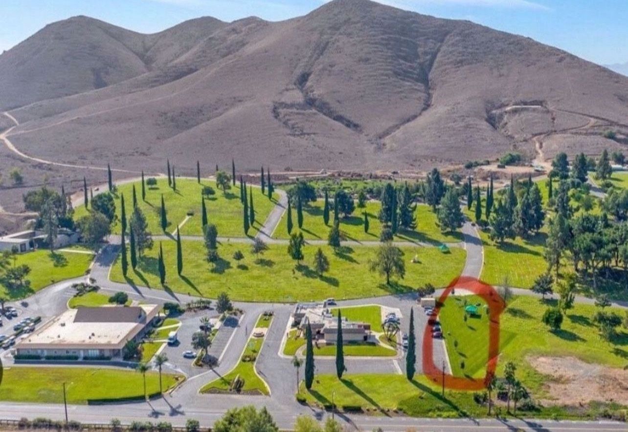 One Double Cemetery Plot With Burial Vaults- Riverside CA