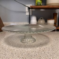 Glass Cake Stand 12.5 in
