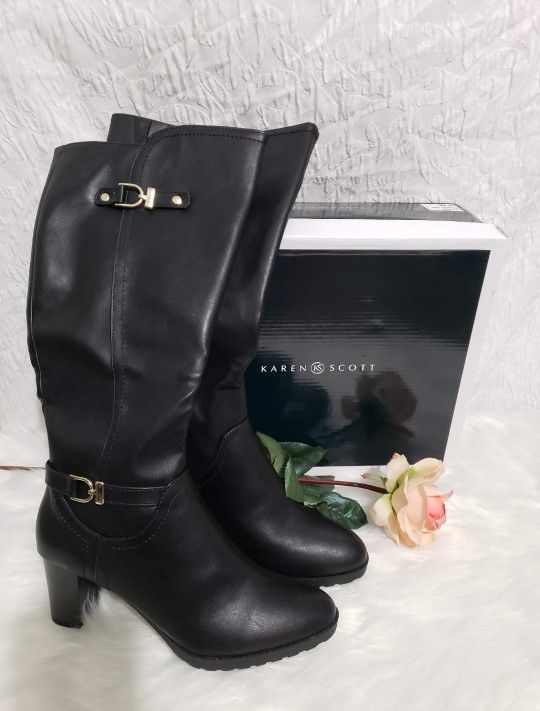 KAREN SCOTT Women's Laylah Boots - Black