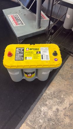 Yellow optima agm battery