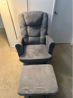 Rocking Chair Glider with Ottoman