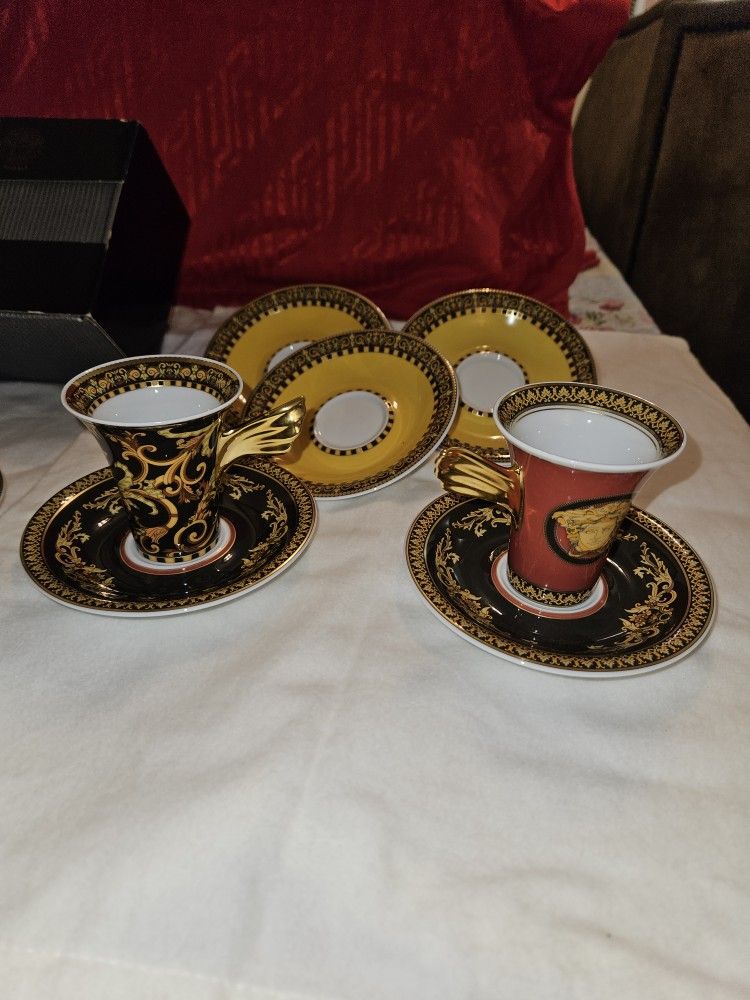 Authentic Versace collector's Cups.