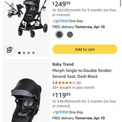 Baby Trend Double Stroller 
