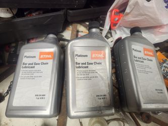 (3) Stihl Platinum Bar and Saw Chain Lubricant
