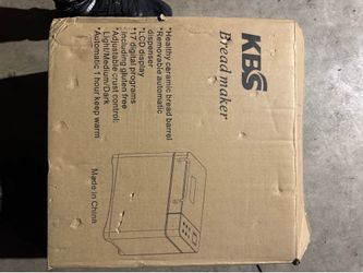 KBS bread maker model mbf 010