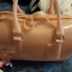 Pink Sparkle Jelly Bag