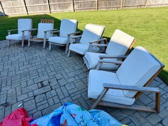 Patio chairs set of 6