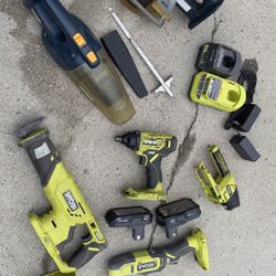 RYOBI Cordless 6-Tool Combo Kit with Battery, and Charger
