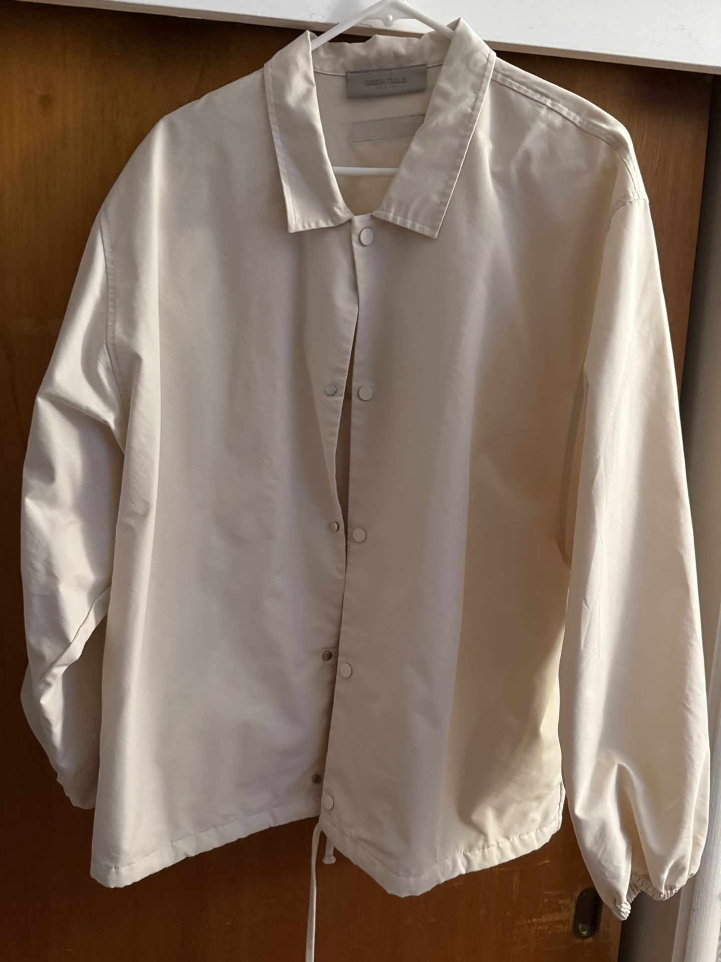 Essentials Fear Of God Jacket Eggshell FW22