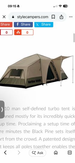Turbo Tent Pinecrest