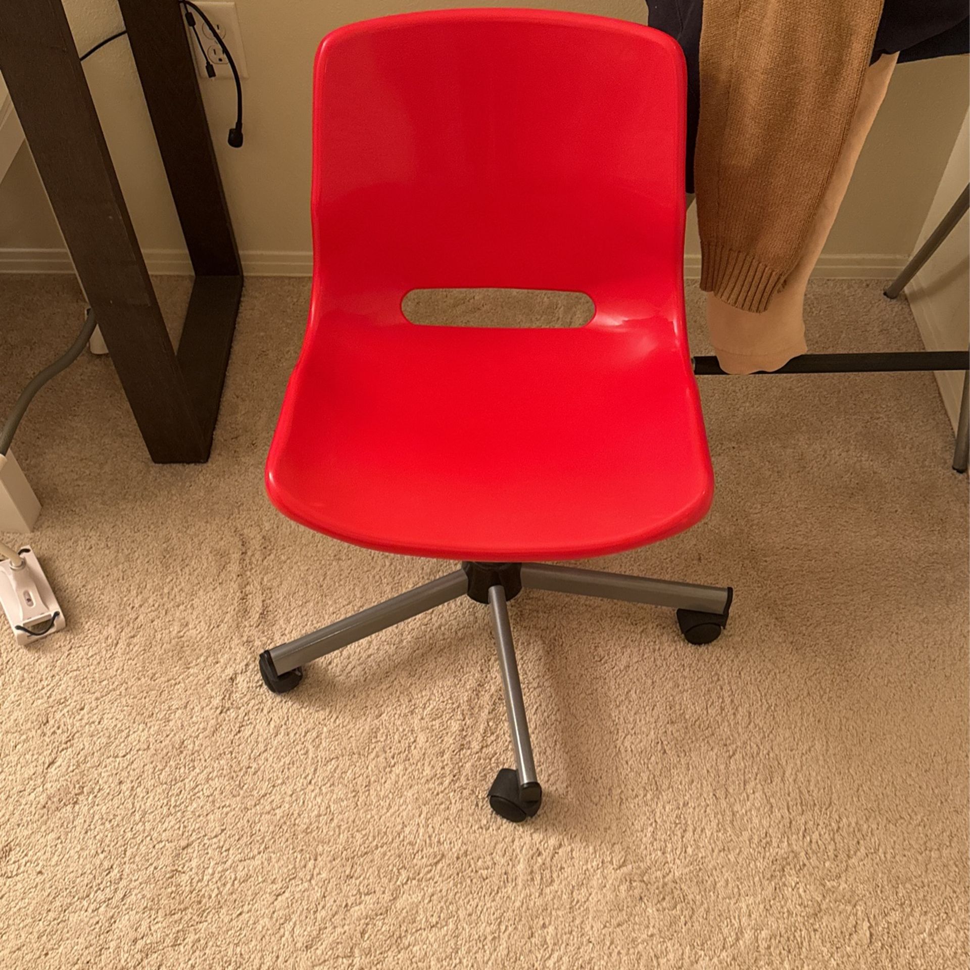 Red SNILLE IKEA Chair