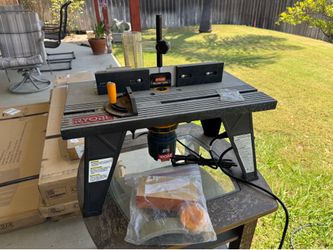 accessories Ryobi 1 1/2 hp router and table w acc