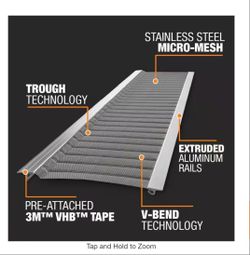 Gutter Guards buy GutterGlove 20 pieces 47in. X5in. Long new

$110