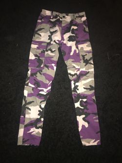 Purple Camo Pants (32-30)