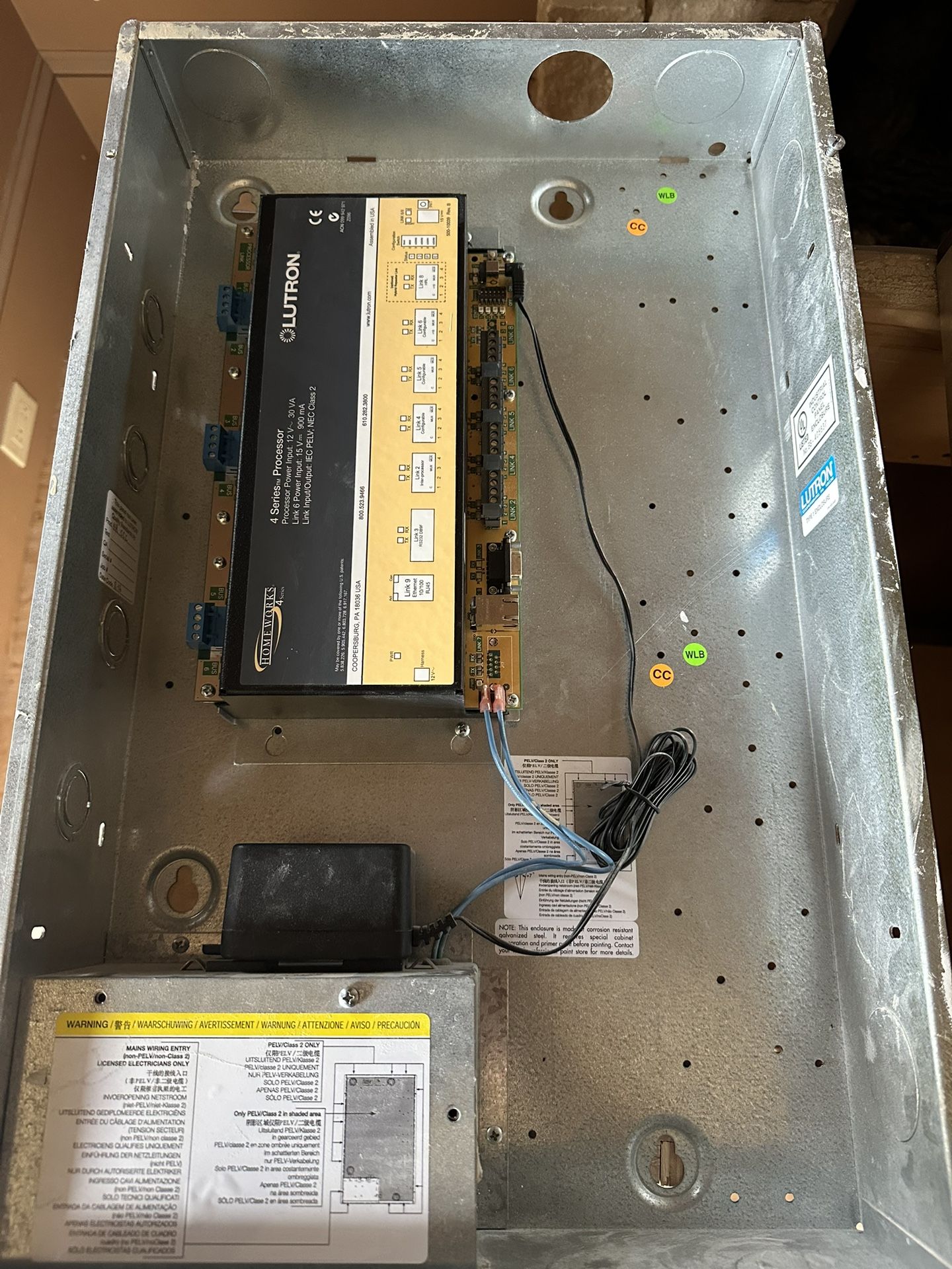 Lutron Homework's 4 Series Processor
