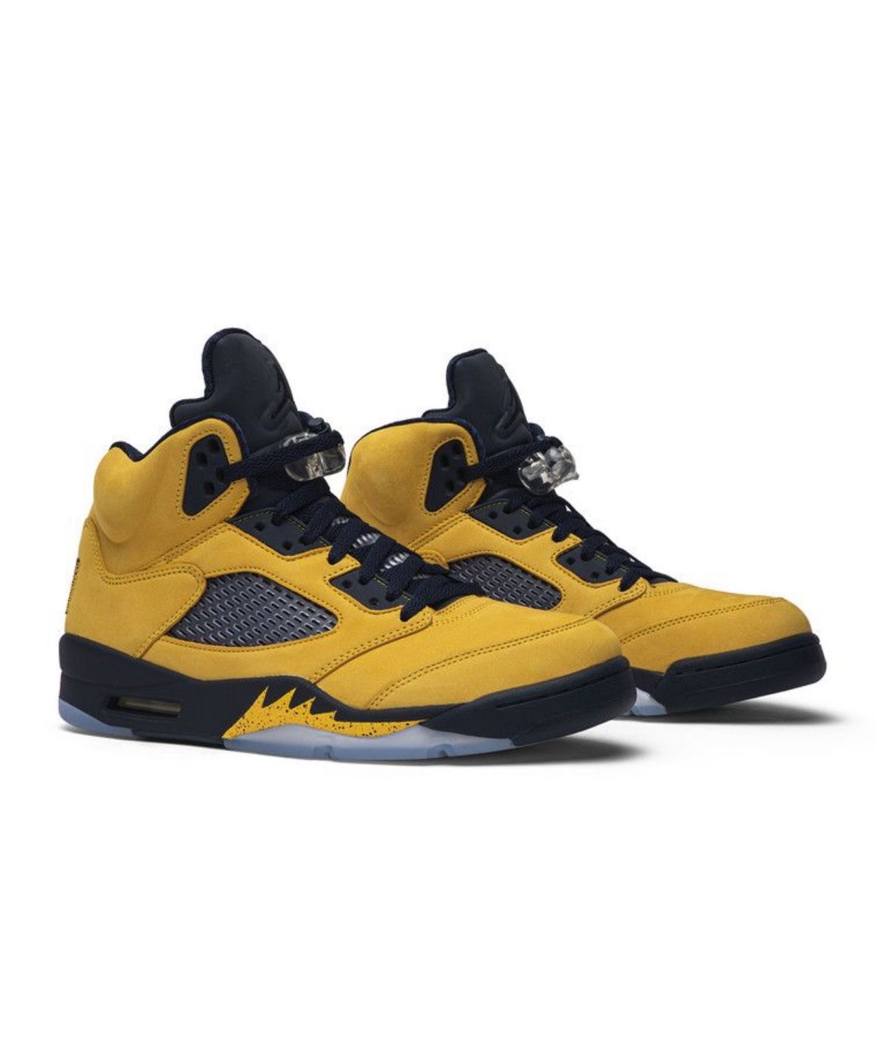 Yellow Jordan 5s “Michigan” no box