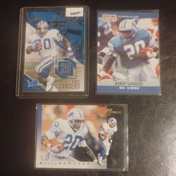 Barry Sanders Card Lot