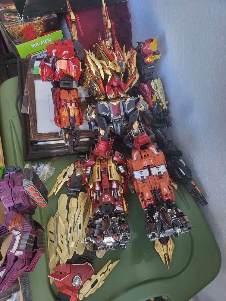 Transformers Cang Toys Thunderking Predaking complete! Huge!