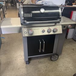 Bbq Grill Gas Propane Weber With Side Burner 