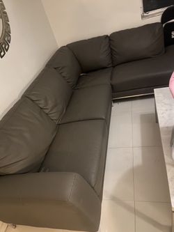 Leather Sectional