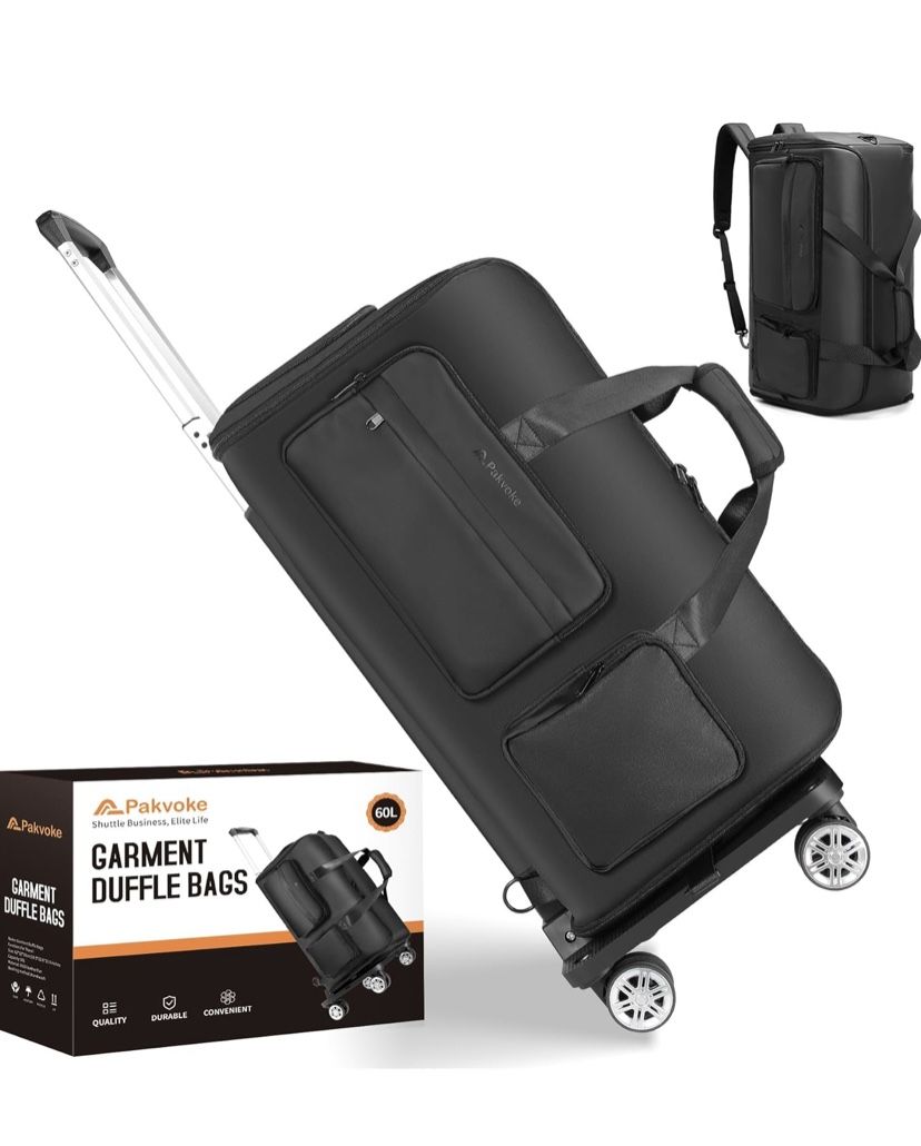 Rolling Garment Duffle Bag for Travel 