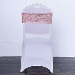 Chair Sash Rose Gold (Pack Of 29)