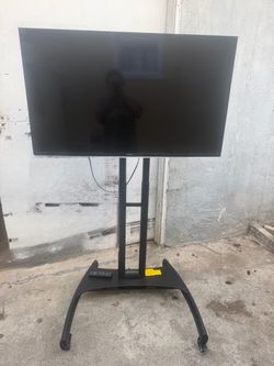 48” Samsung mounted North Bayou mobile trolly