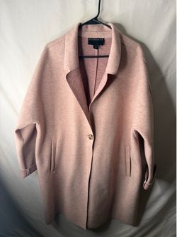 Like New Ladies plus size 2X Bernardo long pink 1 button coat