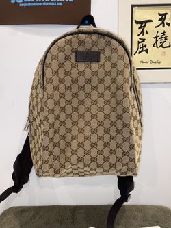 Monogram Gucci Backpack 