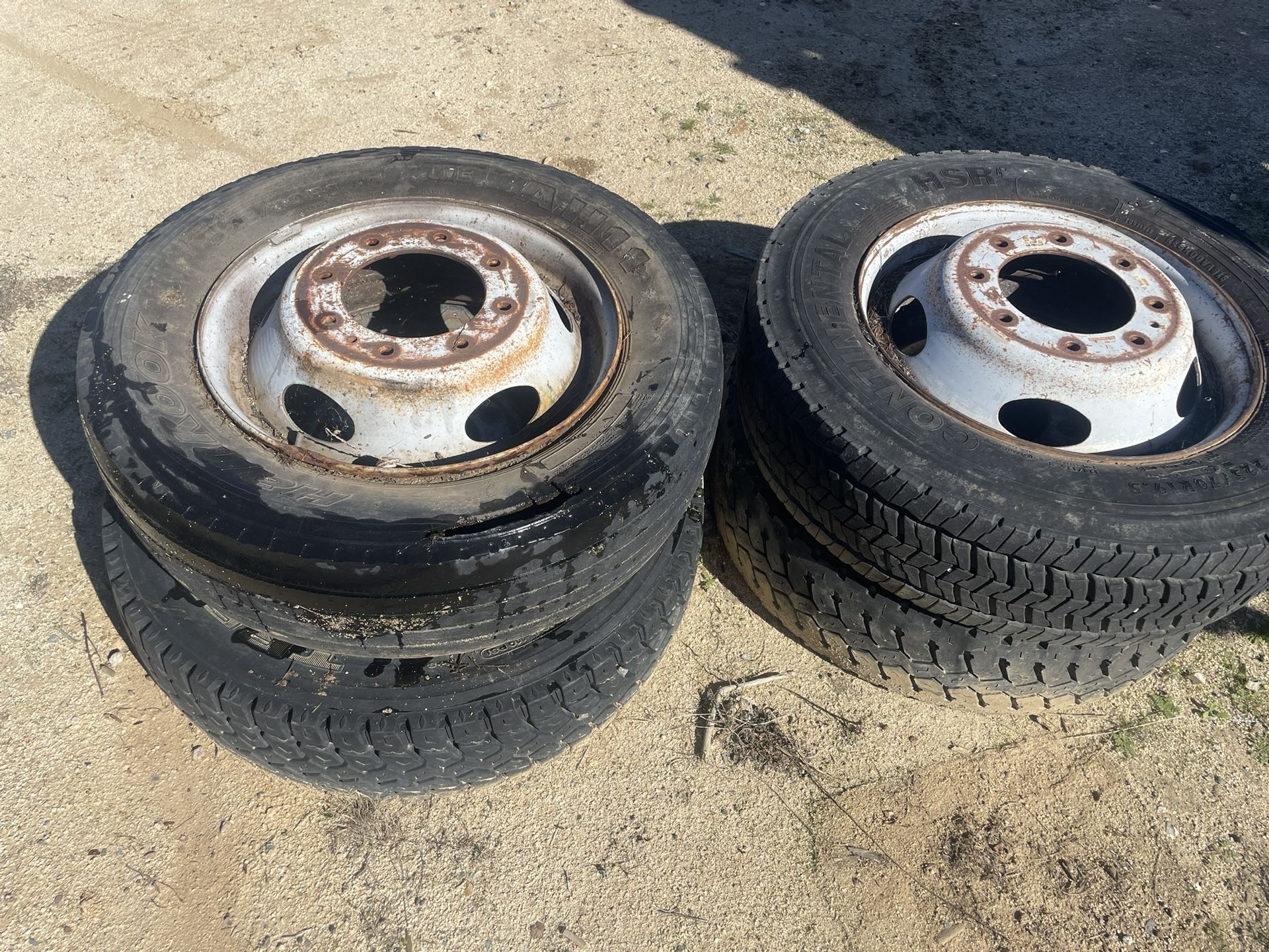 f450,f550 rims and tires