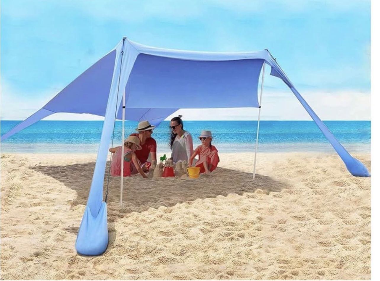 Beach Canopy with UPF 50+ UV (11x11 inch)