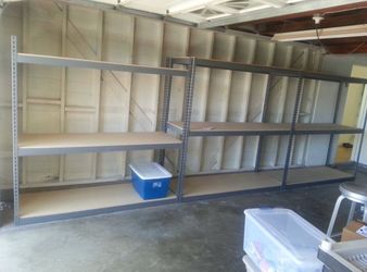 Garage Boltless Storage Rack Supply Shelving 72 in W x 24 in D Shelves Stronger Than Homedepot Lowes And Costco Delivery Available