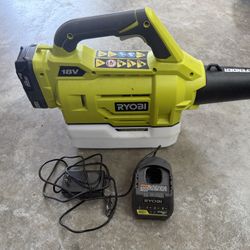 Ryobi Fogger/Mister With Battery And Charger
