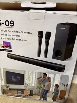 Soundbar and mics