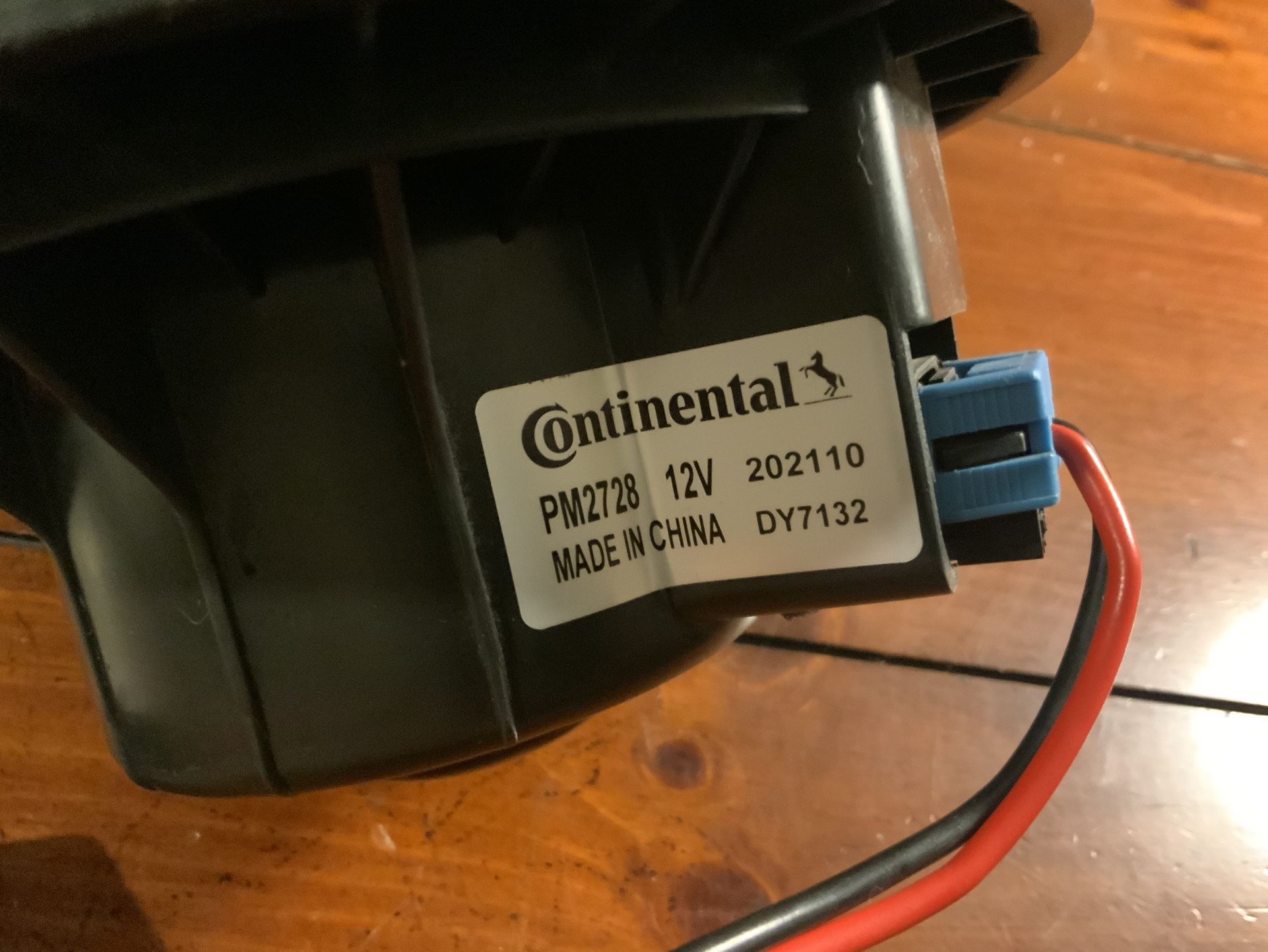 Continental A/C Heater Blower Motor PM2728