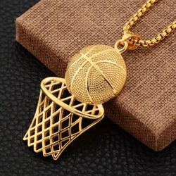 14K Gold Plated Men’s Pendant Necklace