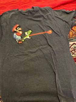 Super Mario Yoshi Pixel Art Graphic T-Shirt