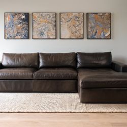 Room And Board Leather Sectional Sofa