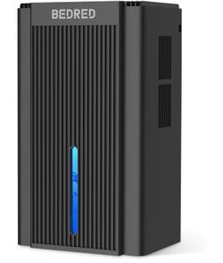 95OZ Dehumidifier for Home 1000 sq ft - Quiet with Auto Shut Off & Relaxing 7 Color Ambient Light, Ideal for Livingroom, Bedroom, Basement (Black)