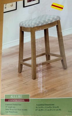 Set of 3 New Linon Allure Counter Stools – 24” — $120