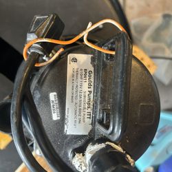 Slightly Used Sump Pump Set