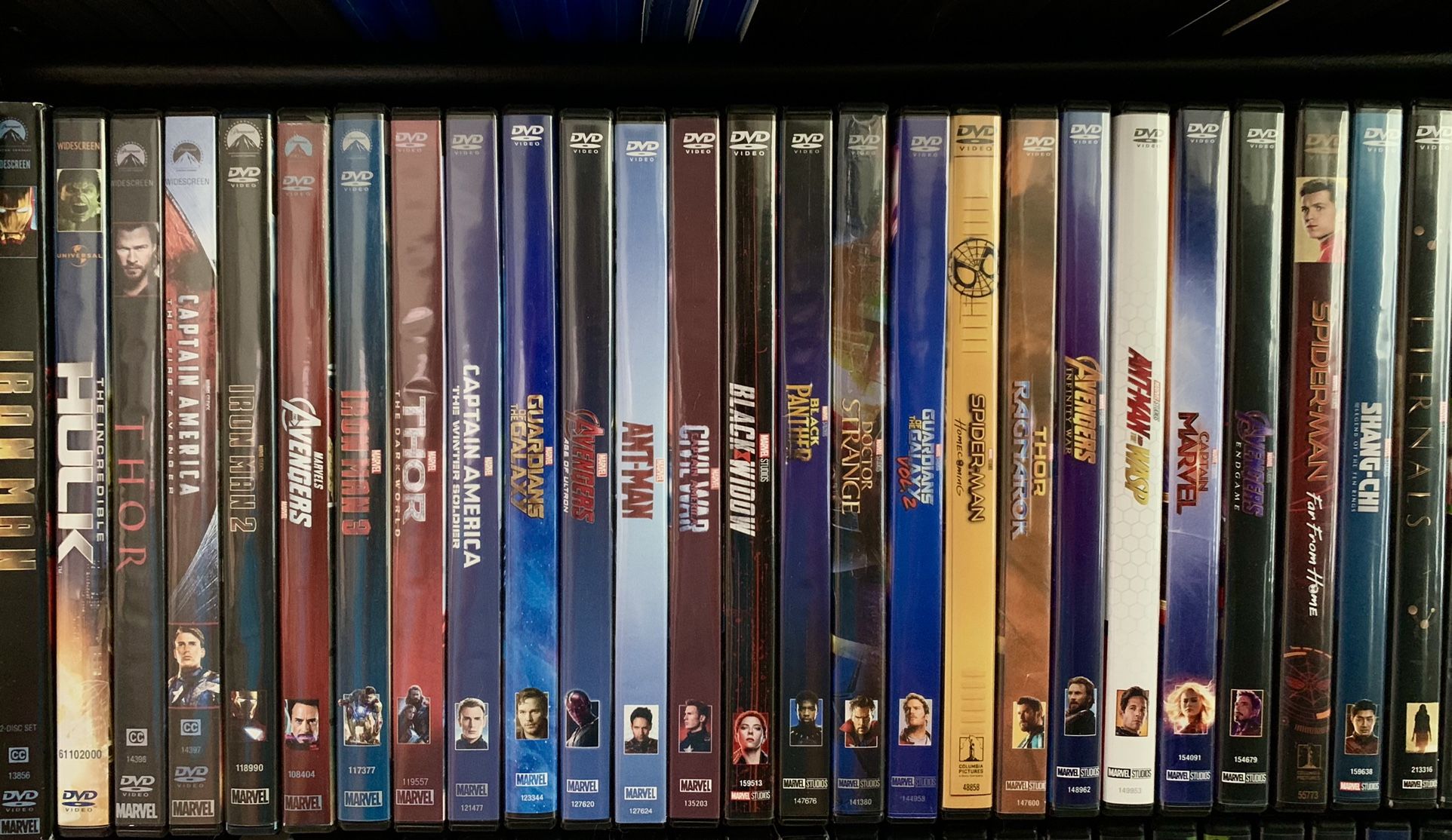 Marvel MCU Infinity Saga DVD Collection