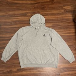 Adidas 2XL Light Gray Men's Hoodie