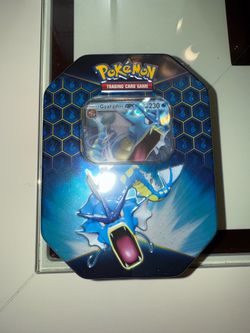 🔥 Pokemon Hidden Fates Tin “ Gyarados” 🔥