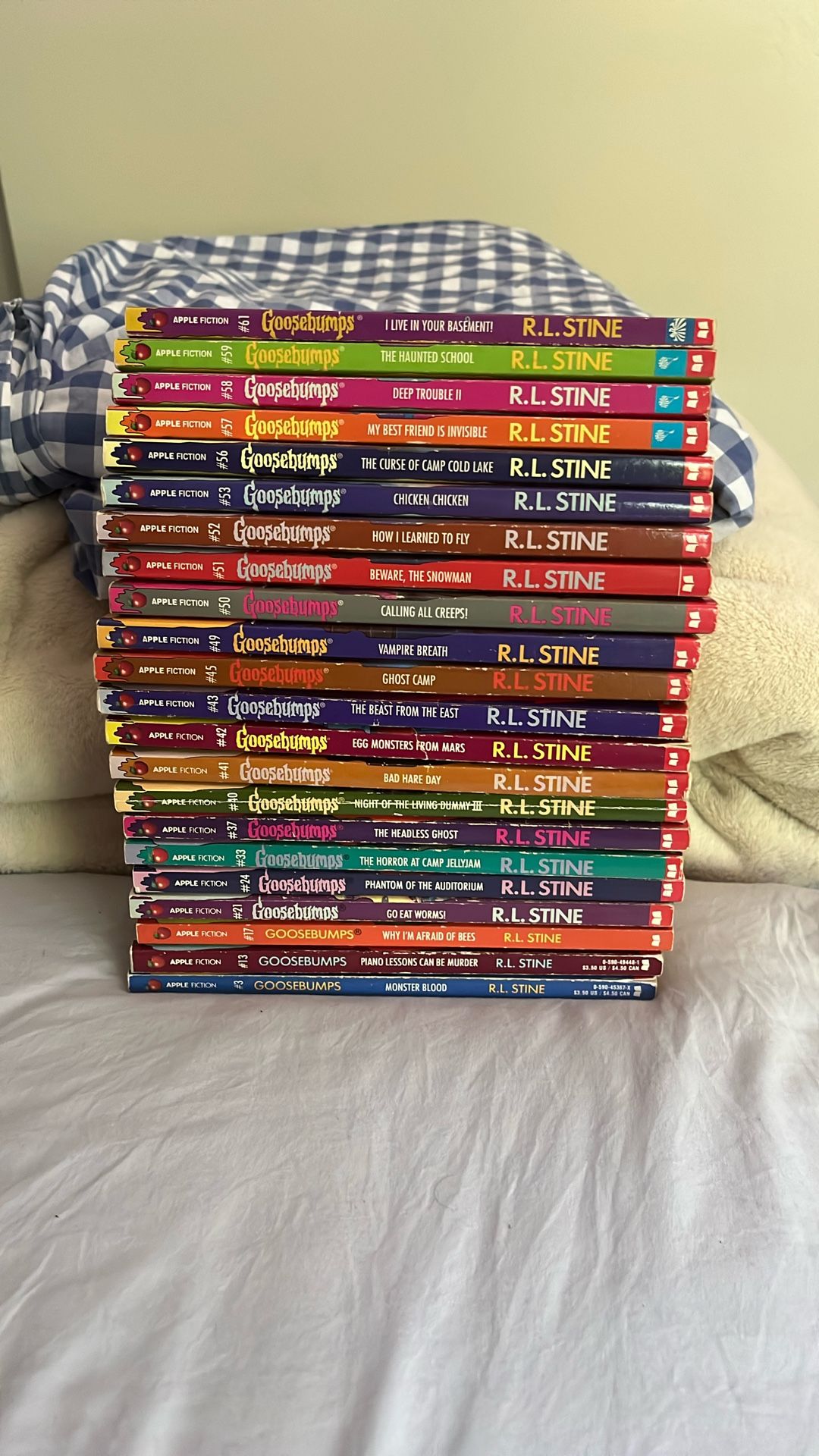 90s Vintage Incomplete Goosebumps Books 