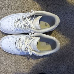 All White Nike Air Force One Size 11.5