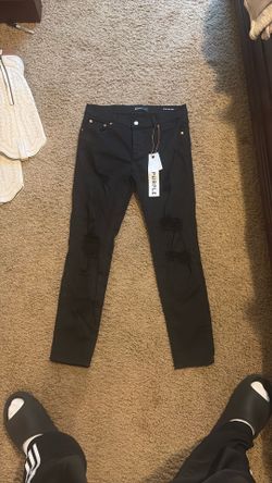 Purple jeans